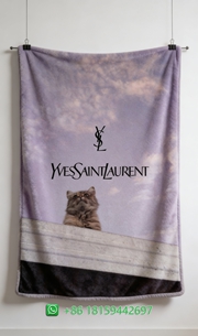 Yves Saint Laurent Throw Blankets